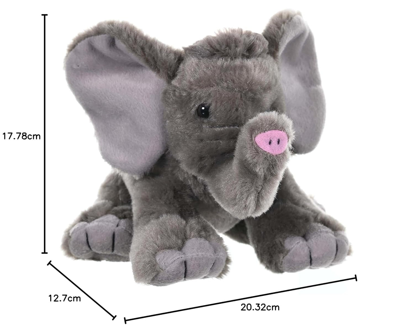 Wild Republic Mini African Baby Elephant - 8 Inch