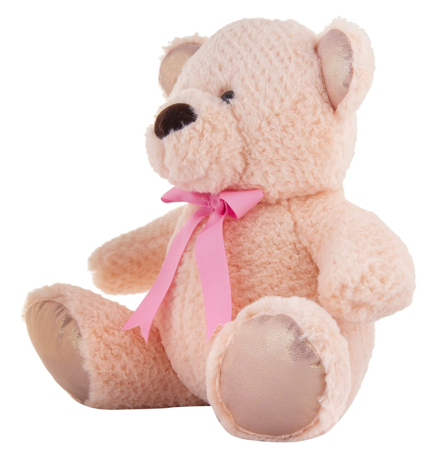 Mirada Sitting Teddy Bear With Ribbon Soft Toy