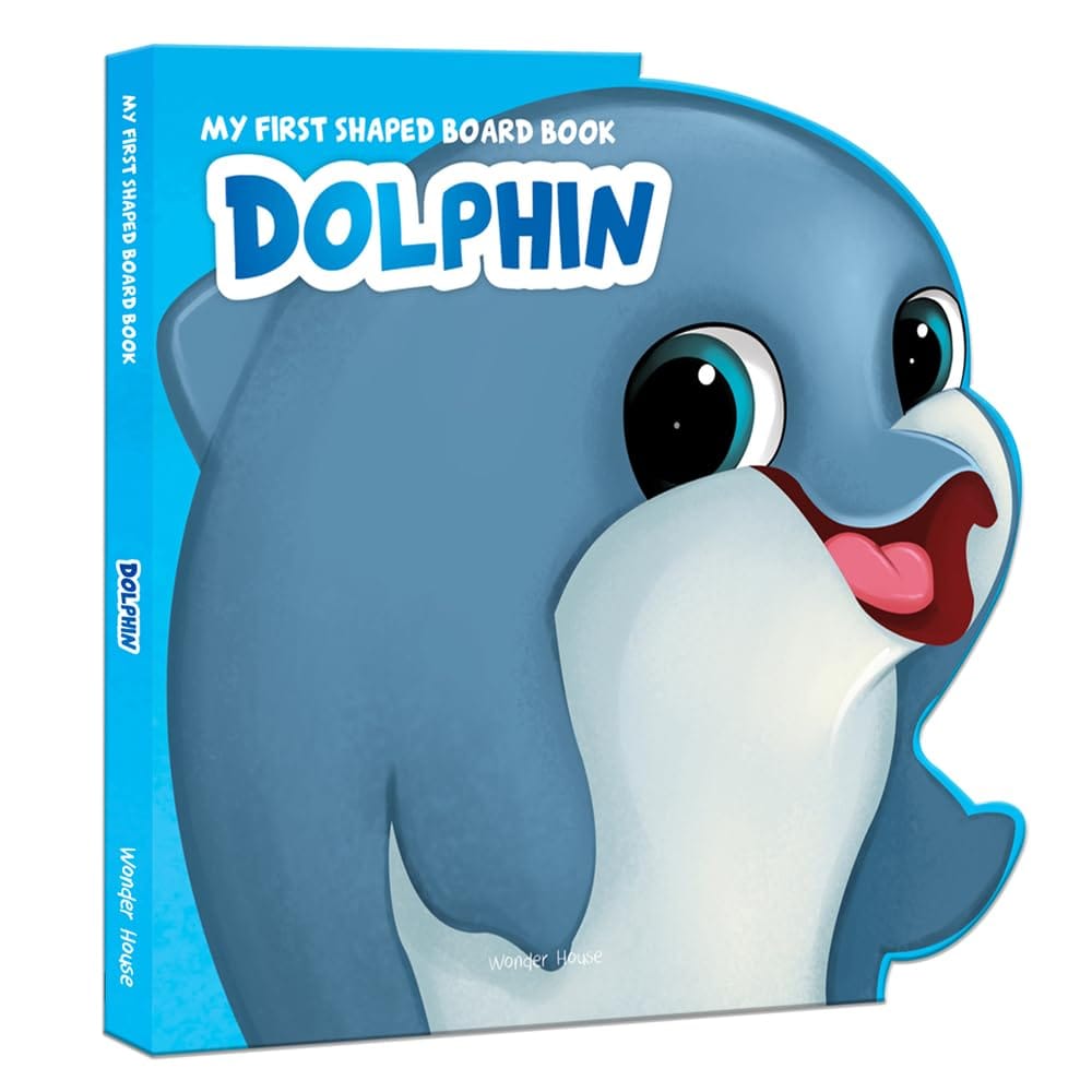 Wild Republic Cuddlekins Mini Dolphin 8 Inches And My First Shaped Board Book Dolphin