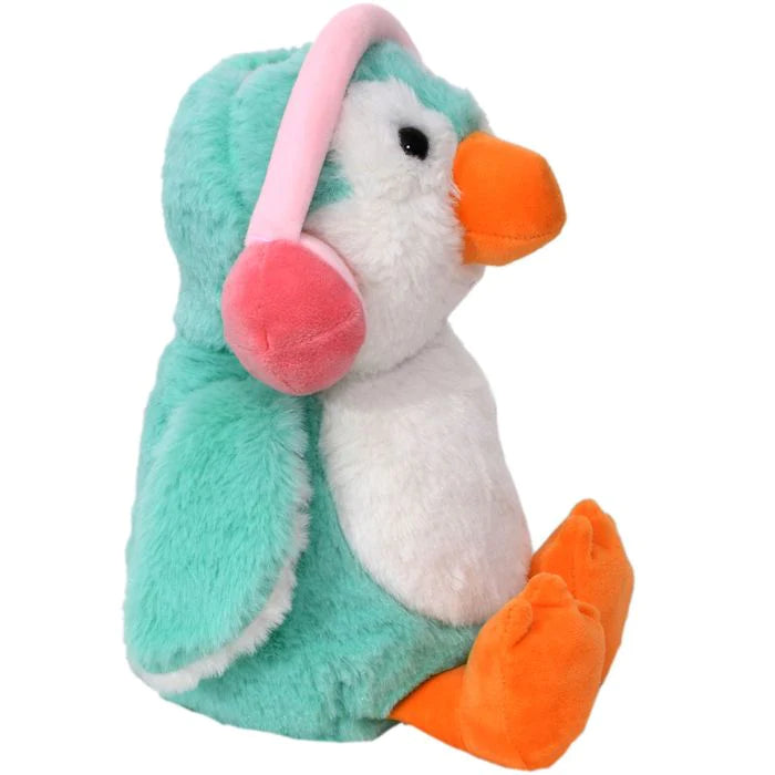 Mirada Turquoise Cute Plush Penguin Coin Bank Stuffed Soft Toy - 25 Cm