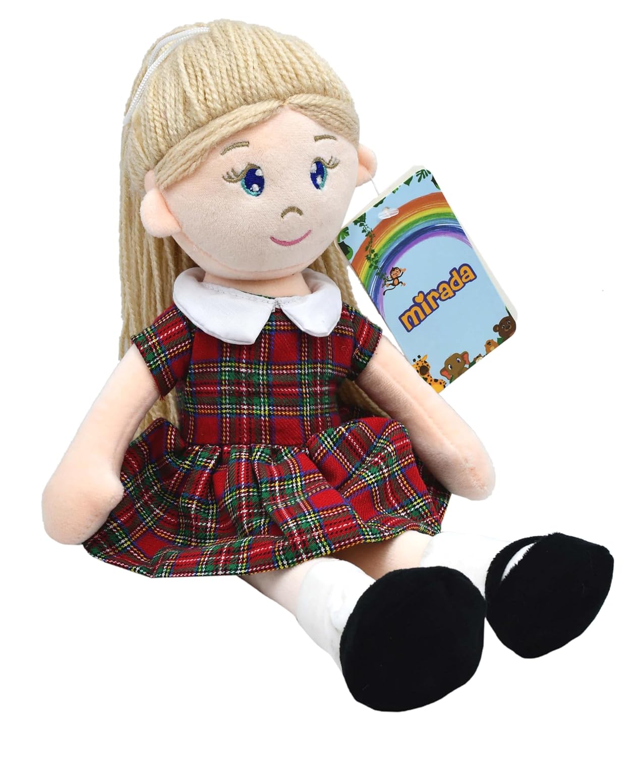 Mirada Mia School Girl Rag Doll - 38 cm