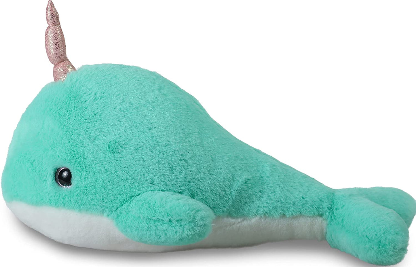 Mirada Narwhal with Glitter Eyes Green