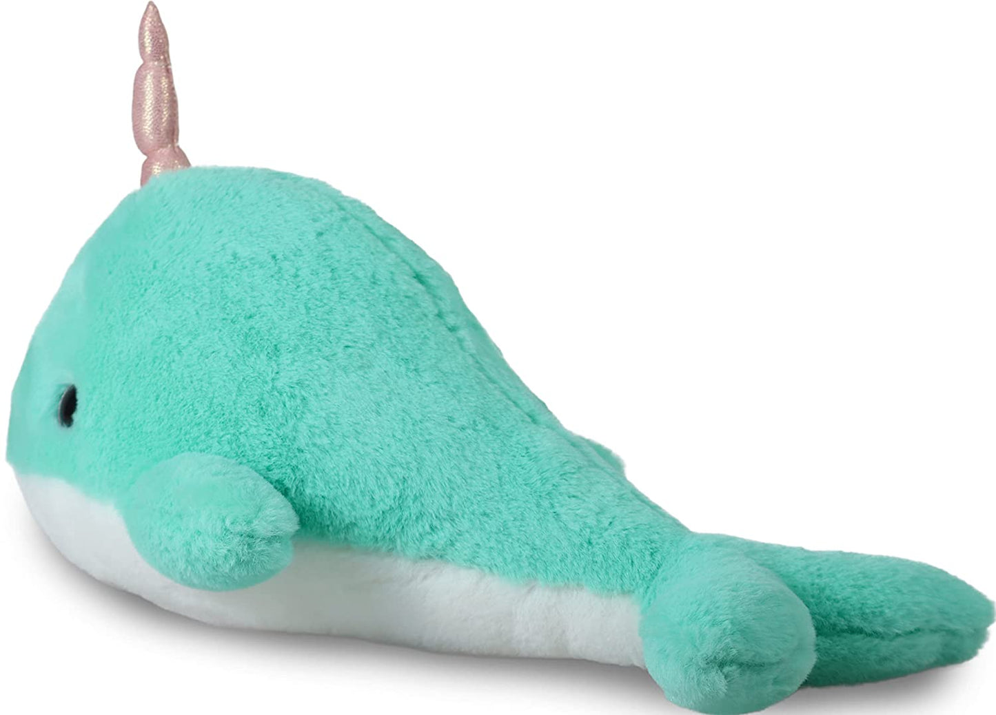 Mirada Narwhal with Glitter Eyes Green