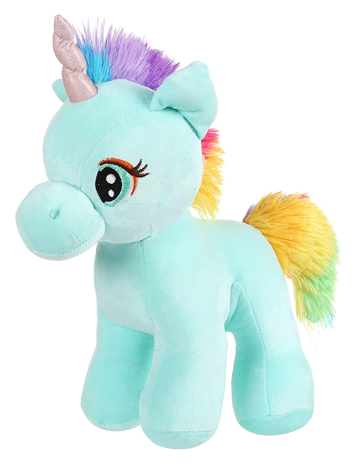 Mirada Standing Unicorn with Glitter Horn Cyan & Smily Kiddos Fancy Slap band Unicorn