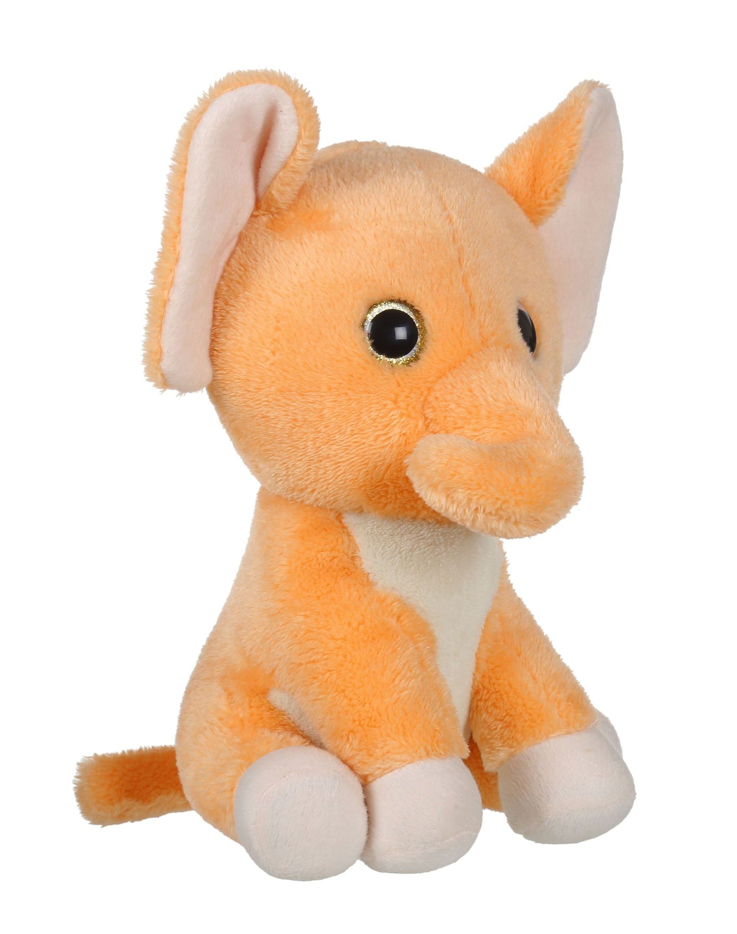Mirada Elephant With Glitter Eye Light Brown