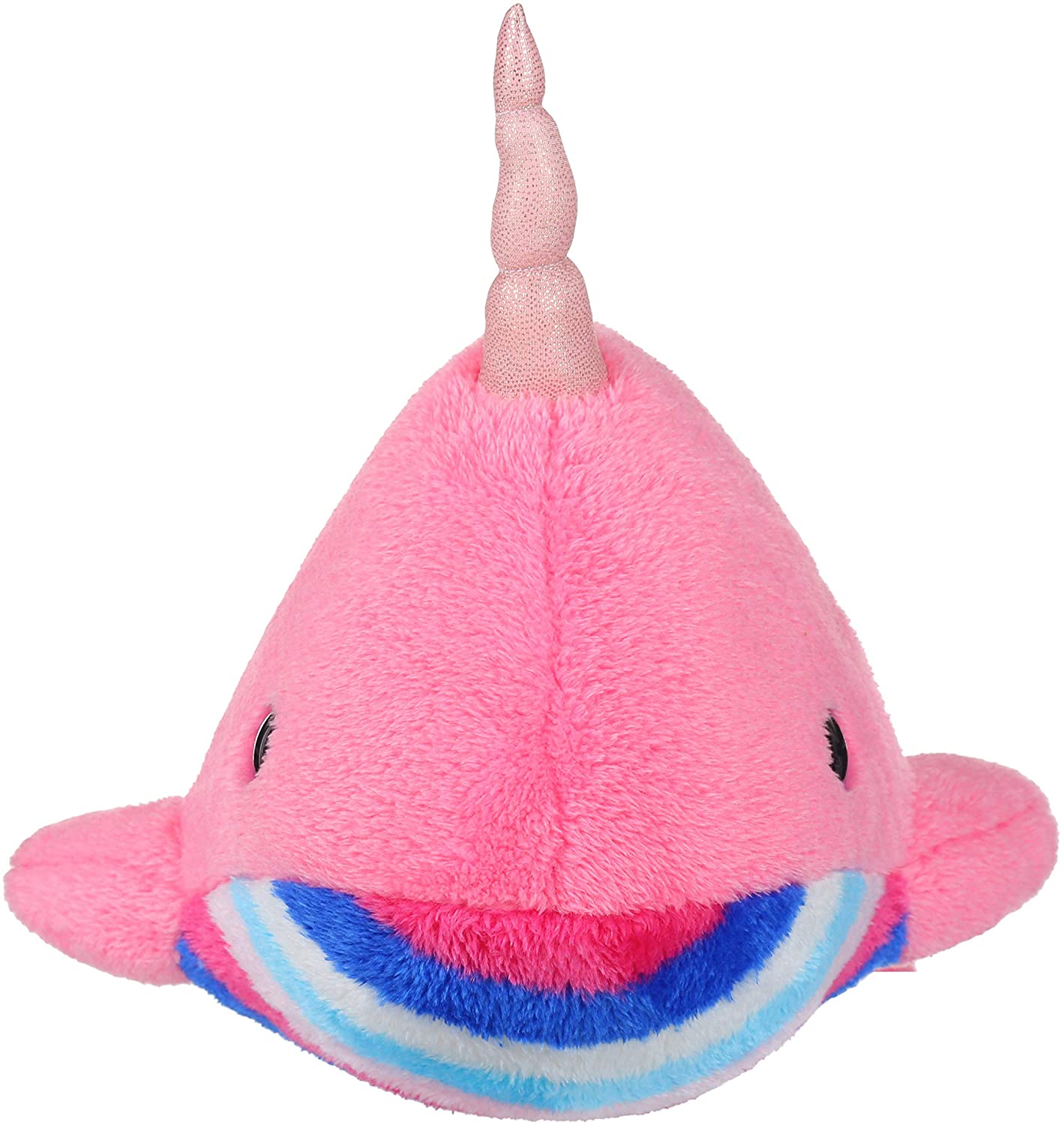 Mirada Narwhal with Glitter Eye Dark Pink