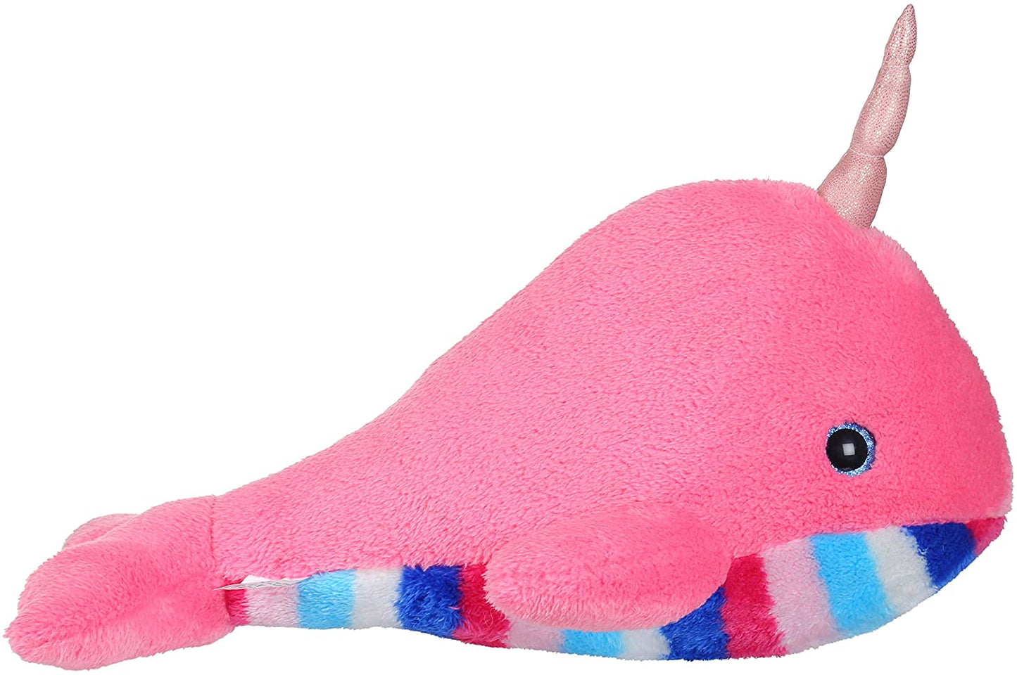 Mirada Narwhal with Glitter Eye Dark Pink