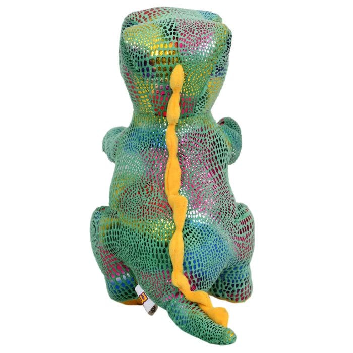 Mirada Super Soft Plush Stuffed Standing Green Foiled Dinosaur Soft Toy - 25cm