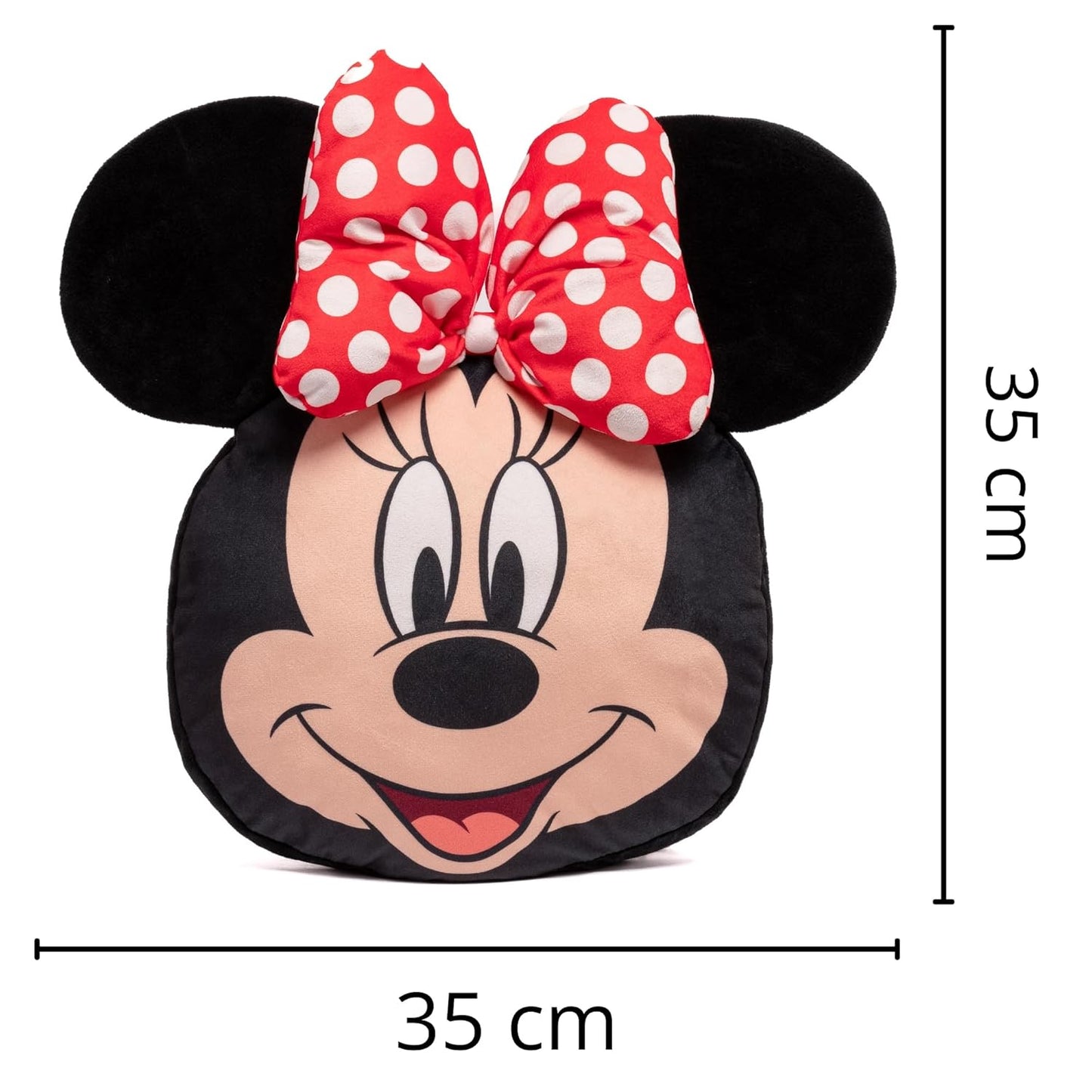 Mirada Minnie Mouse Bow Cushion - 35 cm