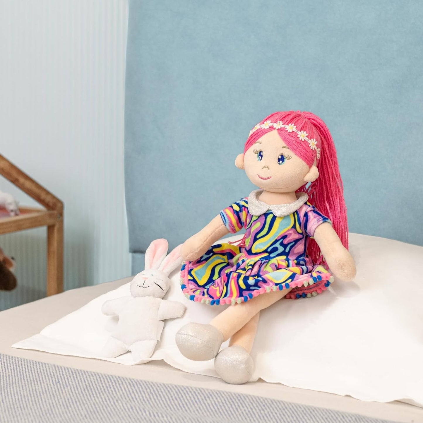 Mirada Rosa Rag Doll - 38 cm