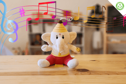 Modi Toys Baby Ganesha Small Mantra Singing Plush