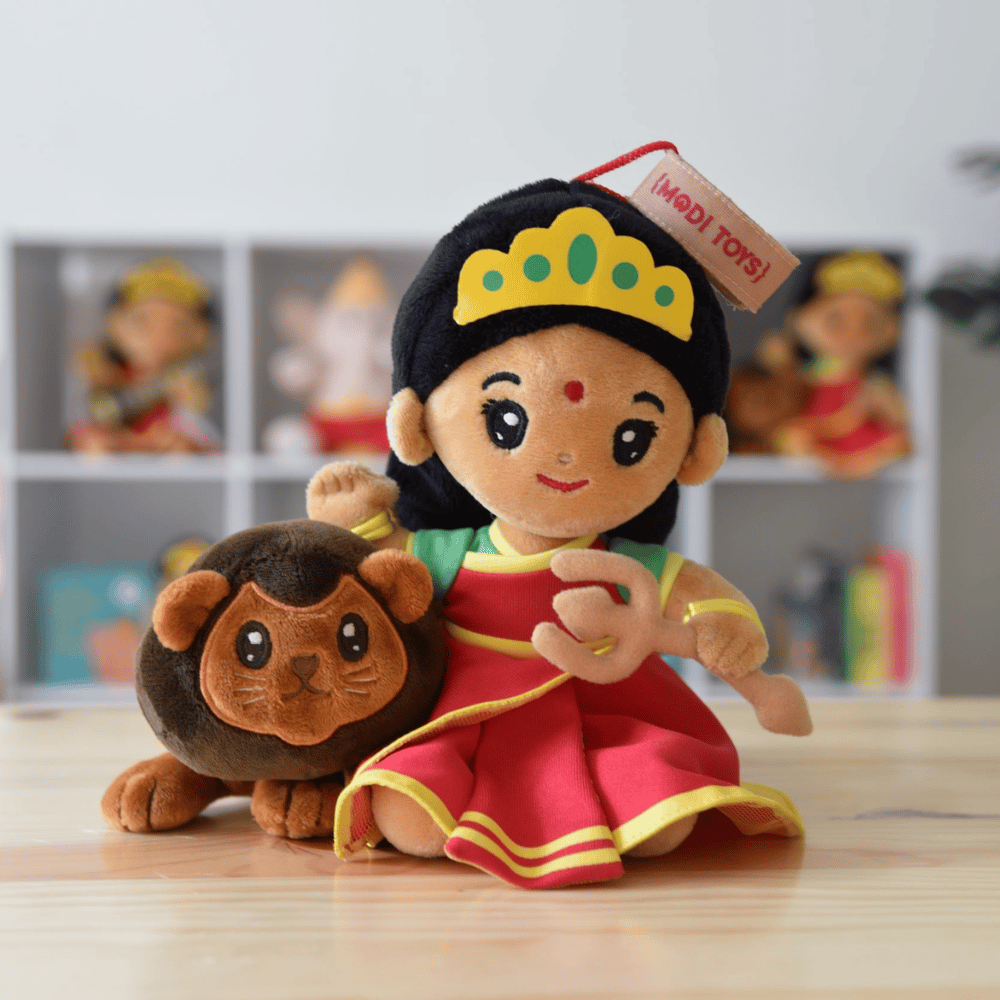Modi Toys Durga Devi Small Mantra Singing Plush