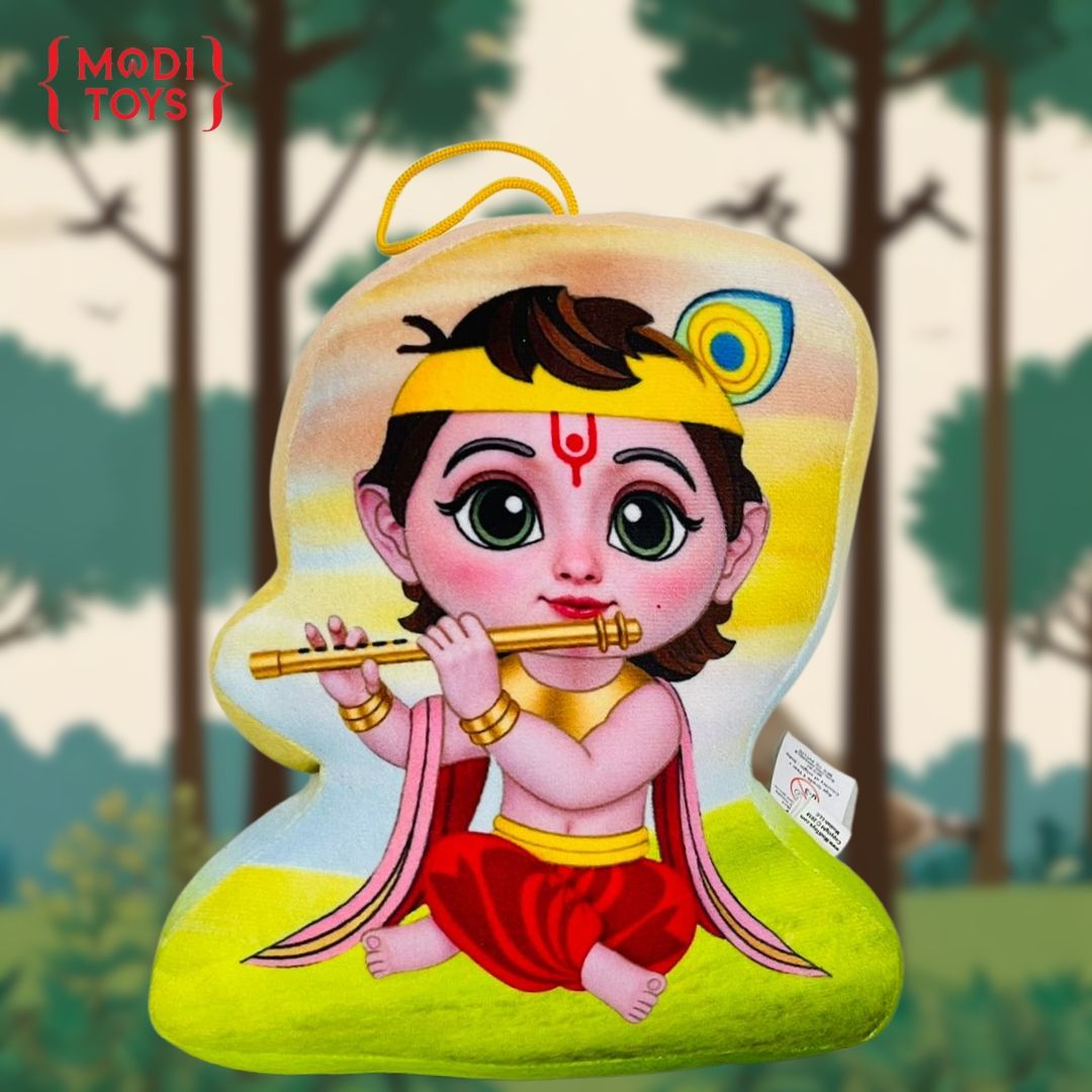 Modi Toys Baby Krishna Mantra Singing Pillow Plushie