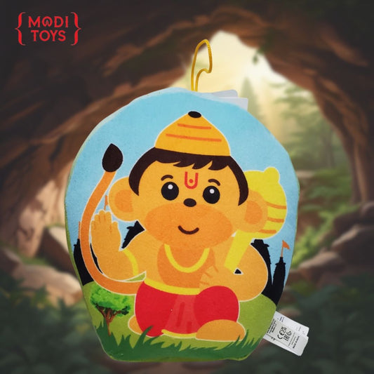 Modi Toys Baby Hanuman Mantra Singing Pillow Plushie