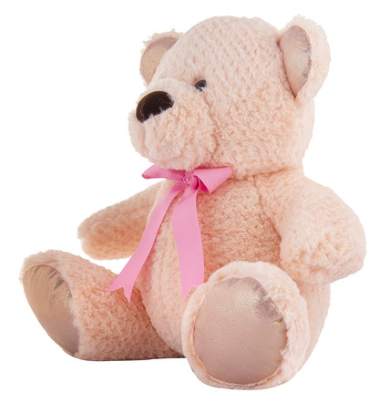 Mirada Sitting Teddy Bear With Ribbon Soft Toy