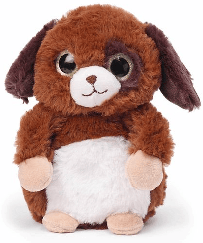 Wild Republic Sparkle Zoo Dog Dark Brown