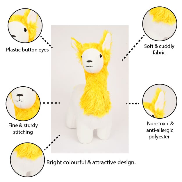 Winmagic Furrendz Sunshine Yellow Llama