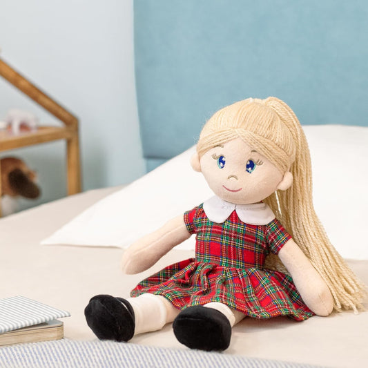 Mirada Mia School Girl Rag Doll - 38 cm