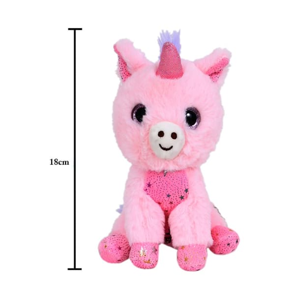 Mirada Glitter Eye Unicorn Pink Foil - 18 cm