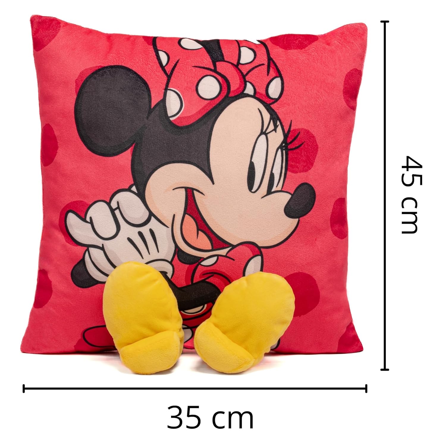 Mirada Minnie Mouse Plush Cushion with Legs